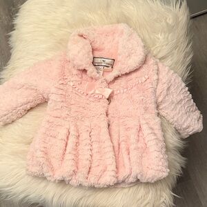Janie and Jack Soft Pink Fleece Jacket